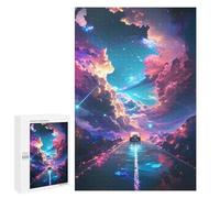 Teenagers Jigsaw Puzzles 1000 PCS Celestial Roadtrip Adult Jigsaw Relaxing Games Difficult Challenge Educational Challenge 1000 PCS