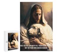 Teenagers Jigsaw Puzzles 1000 PCS Christ Art Quotes 3 Adult Jigsaw Relaxing Games Difficult Challenge Educational Challenge 1000 PCS