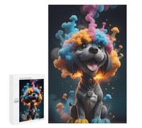 Teenagers Jigsaw Puzzles 1000 PCS Colorful Cloud Canine Puzzles for Adults Hands-on Game Hand Speed Race Educational Challenge 1000 PCS