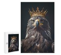 Teenagers Jigsaw Puzzles 1000 PCS Eagle Bird King Jigsaw for Adults Relaxing Games Hand Speed Race Challenging To Complete 1000 PCS