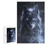 Teenagers Jigsaw Puzzles 1000 PCS Ethereal Wolf Adult Jigsaw Relaxing Games Difficult Challenge Educational Challenge 1000 PCS