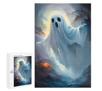 Teenagers Jigsaw Puzzles 1000 PCS Ghostly Apparition Jigsaw for Adults Relaxing Games Hand Speed Race Challenging To Complete 1000 PCS