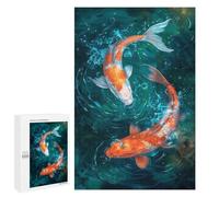 Teenagers Jigsaw Puzzles 1000 PCS Graceful Ripples Adult Jigsaw Relaxing Games Difficult Challenge Educational Challenge 1000 PCS