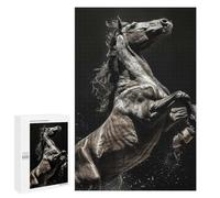 Teenagers Jigsaw Puzzles 1000 PCS Horse Rearing Puzzles for Adults Relax Games But Fun And Humorous Challenging To Complete 1000 PCS