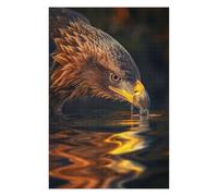 Teenagers Jigsaw Puzzles 1000 PCS Magical Eagle In The Dark Teenagers Puzzles Hands-on Game Home Decoration Great Gift for Gaming 1000 PCS