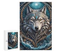 Teenagers Jigsaw Puzzles 1000 PCS Ocean Wolf Steampunk Adult Jigsaw Relaxing Games Difficult Challenge Educational Challenge 1000 PCS