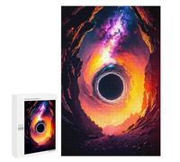 Teenagers Jigsaw Puzzles 1000 PCS Orange Portal Adult Jigsaw Relaxing Games Difficult Challenge Educational Challenge 1000 PCS