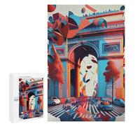 Teenagers Jigsaw Puzzles 1000 PCS Paris Arc De Triomphe 2 Jigsaw for Adults Relaxing Games Hand Speed Race Challenging To Complete 1000 PCS