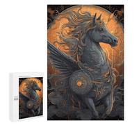 Teenagers Jigsaw Puzzles 1000 PCS Pegasus Mythical World Jigsaw for Adults Relaxing Games Hand Speed Race Challenging To Complete 1000 PCS