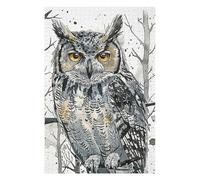 Teenagers Jigsaw Puzzles 1000 PCS Portrait Owl Paint Puzzle for Adults DIY Toys Difficult Challenge Gifts for Friends And Family 1000 PCS