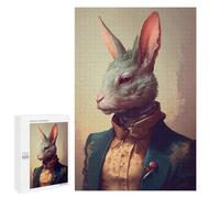 Teenagers Jigsaw Puzzles 1000 PCS Rabbit Delightful Adult Jigsaw Relaxing Games Difficult Challenge Educational Challenge 1000 PCS