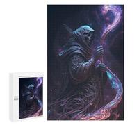 Teenagers Jigsaw Puzzles 1000 PCS Reaper with Celestial Staff Adult Jigsaw Relaxing Games Difficult Challenge Educational Challenge 1000 PCS