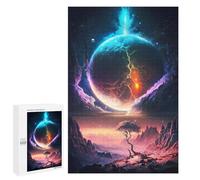 Teenagers Jigsaw Puzzles 1000 PCS Stellar Sunset Galaxy Adult Jigsaw Relaxing Games Difficult Challenge Educational Challenge 1000 PCS