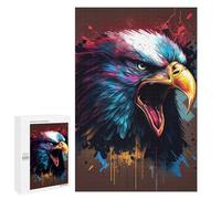Teenagers Jigsaw Puzzles 1000 PCS The Majestic Eagle 1 Adult Jigsaw Relaxing Games Difficult Challenge Educational Challenge 1000 PCS