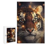 Teenagers Jigsaw Puzzles 1000 PCS Tiger Beautiful Adult Jigsaw Relaxing Games Difficult Challenge Educational Challenge 1000 PCS