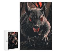 Teenagers Jigsaw Puzzles 1000 PCS Vampire Gothic Squirrel Puzzles for Adults Family Game Perfect Decoration Challenging To Complete 1000 PCS