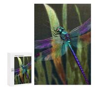 Teenagers Jigsaw Puzzles 300 PCS Animal Dragonfly Adult Jigsaw Relaxing Games Difficult Challenge Educational Challenge 300 PCS