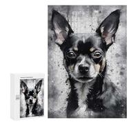 Teenagers Jigsaw Puzzles 300 PCS Charming Chihuahua Dog Adult Jigsaw Relaxing Games Difficult Challenge Educational Challenge 300 PCS