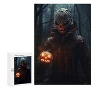 Teenagers Jigsaw Puzzles 300 PCS Haunting Scarecrow Adult Jigsaw Relaxing Games Difficult Challenge Educational Challenge 300 PCS
