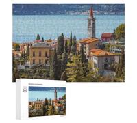 Teenagers Jigsaw Puzzles 300 PCS Holidays on Lake Como Adult Jigsaw Puzzle Relaxing Games Wall Decoration Great Gift for Gaming 300 PCS