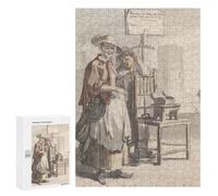 Teenagers Jigsaw Puzzles 300 PCS London Cries Illustration Jigsaw for Adults Relaxing Games Hand Speed Race Challenging To Complete 300 PCS