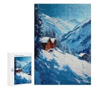 Teenagers Jigsaw Puzzles 300 PCS Mountain Retreat Adult Jigsaw Relaxing Games Difficult Challenge Educational Challenge 300 PCS