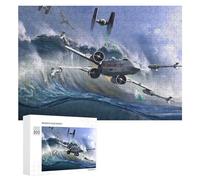 Teenagers Jigsaw Puzzles 300 PCS Space Battle Amidst Oceanic Chaos Puzzles for Adults Hands-on Game Hand Speed Race Educational Challenge 300 PCS