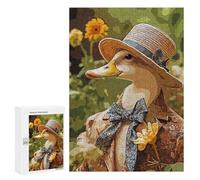 Teenagers Jigsaw Puzzles 300 PCS Vintage Duck Adult Jigsaw Relaxing Games Difficult Challenge Educational Challenge 300 PCS