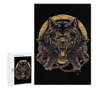 Teenagers Jigsaw Puzzles 300 PCS Wolf Stranger Puzzles for Adults Family Game Perfect Decoration Challenging To Complete 300 PCS