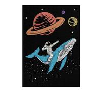 Teenagers Jigsaw Puzzles 38x26cm/1000pcs Astronaut Puzzles for Adults Brain Teaser Game Staycation Kill Time Educational Challenge 38x26cm/1000pcs