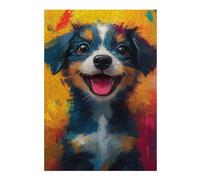 Teenagers Jigsaw Puzzles 38x26cm/1000pcs Blissful Cute Dog Puzzle for Adults Family Games Difficult Hard Gifts for Friends And Family 38x26cm/1000pcs