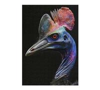 Teenagers Jigsaw Puzzles 38x26cm/1000pcs Cassowary Jigsaw for Adults Brain Teaser Game But Fun And Humorous Birthday Present, Gifts, 38x26cm/1000pcs