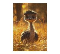 Teenagers Jigsaw Puzzles 38x26cm/1000pcs Cute Ostrich Chick Jigsaw for Adults Brain Teaser Game But Fun And Humorous Birthday Present, Gifts, 38x26cm/1000pcs