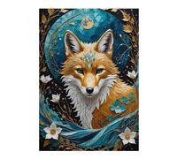 Teenagers Jigsaw Puzzles 38x26cm/1000pcs Kitsune Fox Kintsugi Puzzle for Adults Family Games Difficult Hard Gifts for Friends And Family 38x26cm/1000pcs
