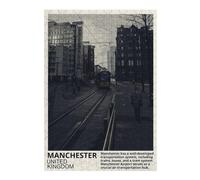 Teenagers Jigsaw Puzzles 38x26cm/1000pcs Manchester UK Jigsaw for Adults Brain Teaser Game But Fun And Humorous Birthday Present, Gifts, 38x26cm/1000pcs