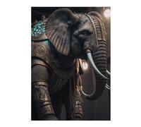 Teenagers Jigsaw Puzzles 38x26cm/1000pcs Steampunk Elephant Armor-1 Jigsaw for Adults Family Games But Fun And Humorous Great Gift for Gaming 38x26cm/1000pcs