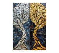 Teenagers Jigsaw Puzzles 38x26cm/1000pcs Twilight Symphony Duality of Light And Shadow Puzzle for Adults Family Games Difficult Hard Gifts for Friends And Family 38x26cm/1000pcs