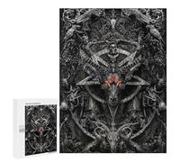 Teenagers Jigsaw Puzzles 500 PCS Baphomet Mural Puzzles for Adults Family Game Perfect Decoration Challenging To Complete 500 PCS