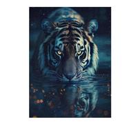Teenagers Jigsaw Puzzles 500 PCS Beautiful Magical Tiger Puzzle for Adults DIY Toys Difficult Challenge Gifts for Friends And Family 500 PCS