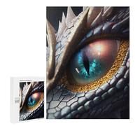 Teenagers Jigsaw Puzzles 500 PCS Dragon Eye Artwork-1 Jigsaw for Adults Relaxing Games Hand Speed Race Challenging To Complete 500 PCS