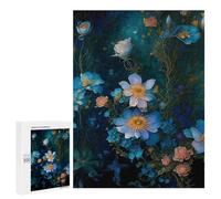 Teenagers Jigsaw Puzzles 500 PCS Enchanted Floral Garden Puzzles for Adults Hands-on Game Hand Speed Race Educational Challenge 500 PCS