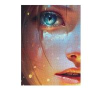 Teenagers Jigsaw Puzzles 500 PCS Enchanted Gaze Teenagers Puzzles Hands-on Game Home Decoration Great Gift for Gaming 500 PCS