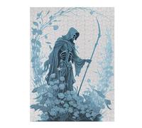 Teenagers Jigsaw Puzzles 500 PCS Flowery Reaper Teenagers Puzzles Hands-on Game Home Decoration Great Gift for Gaming 500 PCS