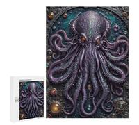 Teenagers Jigsaw Puzzles 500 PCS God Legend Cthulhu Jigsaw for Adults Relaxing Games Hand Speed Race Challenging To Complete 500 PCS