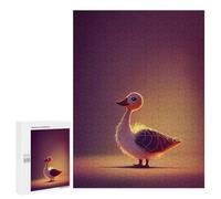 Teenagers Jigsaw Puzzles 500 PCS Golden Duckling Illustration Adult Jigsaw Relaxing Games Difficult Challenge Educational Challenge 500 PCS