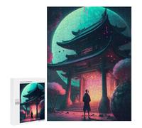 Teenagers Jigsaw Puzzles 500 PCS Intergalactic Visit Jigsaw for Adults Relaxing Games Hand Speed Race Challenging To Complete 500 PCS