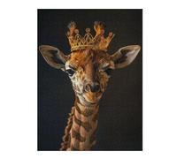 Teenagers Jigsaw Puzzles 500 PCS Little Giraffe King Puzzle for Adults DIY Toys Difficult Challenge Gifts for Friends And Family 500 PCS