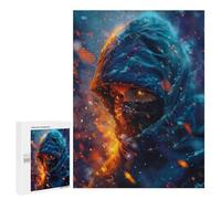 Teenagers Jigsaw Puzzles 500 PCS Skier Digital Art Adult Jigsaw Relaxing Games Difficult Challenge Educational Challenge 500 PCS