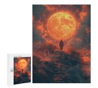 Teenagers Jigsaw Puzzles 500 PCS Stairway to The Moon Adult Jigsaw Relaxing Games Difficult Challenge Educational Challenge 500 PCS