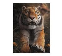 Teenagers Jigsaw Puzzles 500 PCS Tiger Chasing Butterfly Puzzle for Adults DIY Toys Difficult Challenge Gifts for Friends And Family 500 PCS